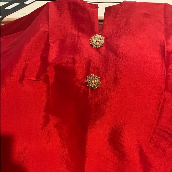 New Red Boubou gown. Elegant dress. African/ Nigerian style - Picture 8 of 8